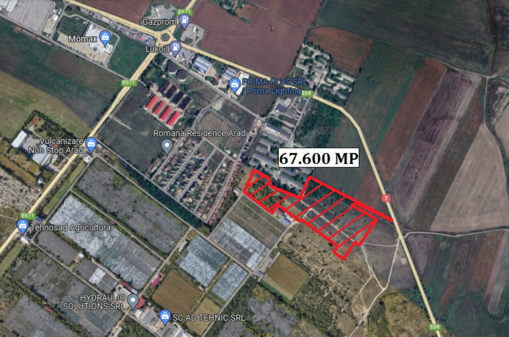 Teren 67.600 mp. zona Gradiste - ID : RH-32329-property