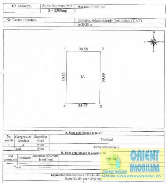 Eforie Nord, Ro Ro, teren intravilan, 2.300mp, vanzari