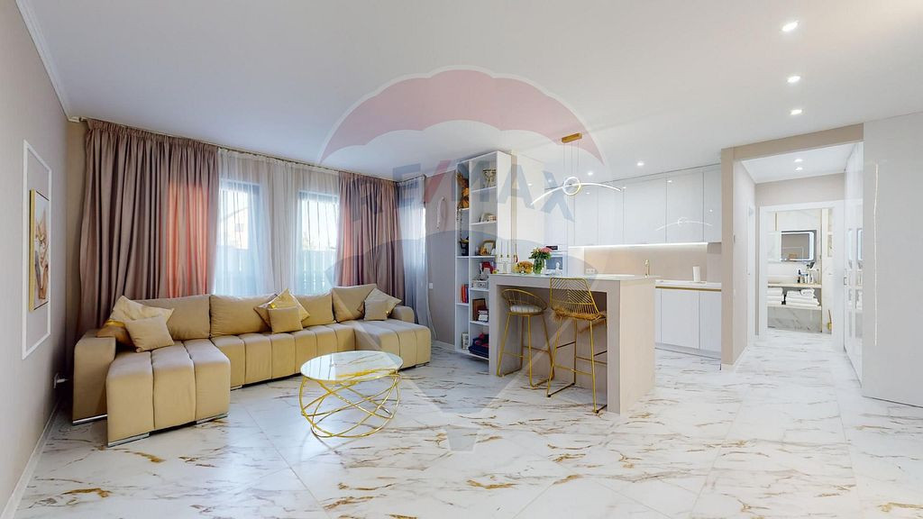 Apartament 2 camere lux + curte + loc parcare subteran - ...