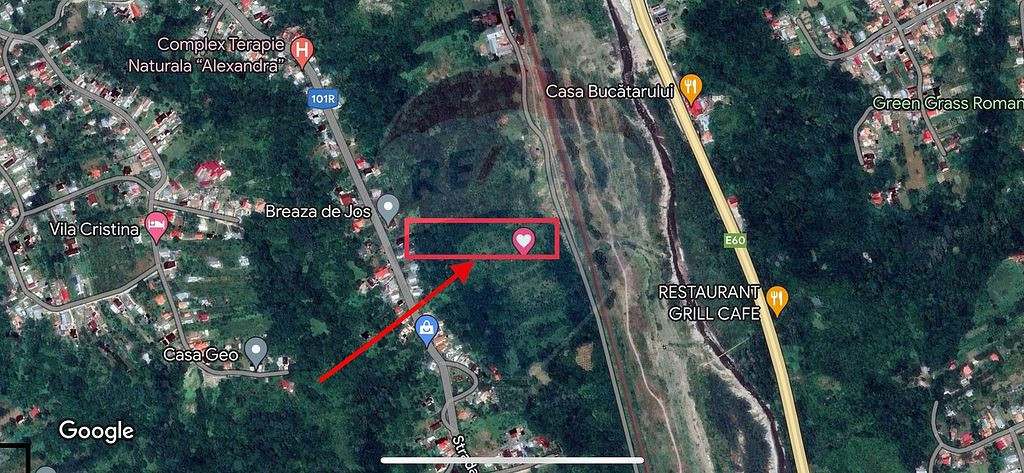 Teren Breaza 5,052 mp Podu Vadului, str. 23 August