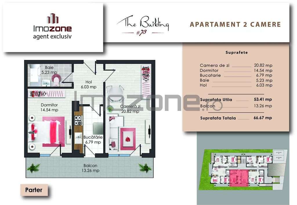 2 CAMERE | 67 MP | TERASA | DRUMUL TABEREI | PRELUNGIREA ...