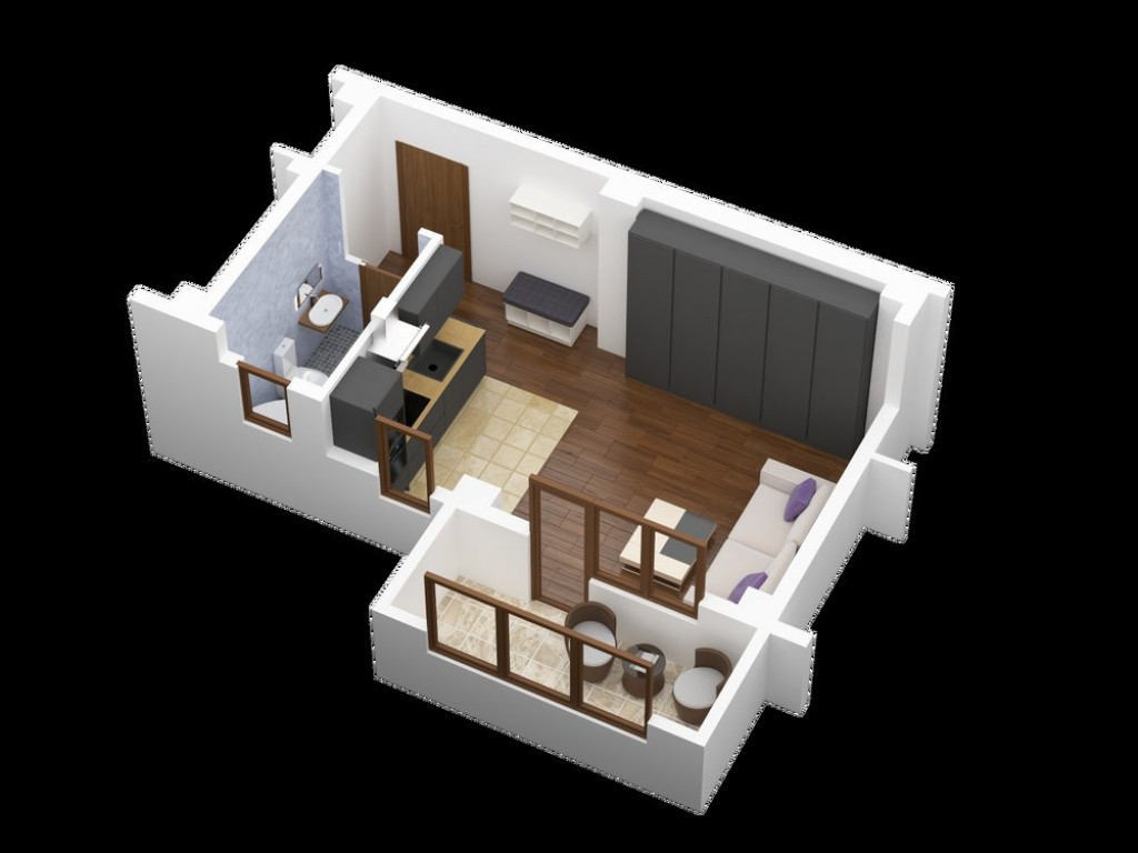 Garsoniera zona Militari