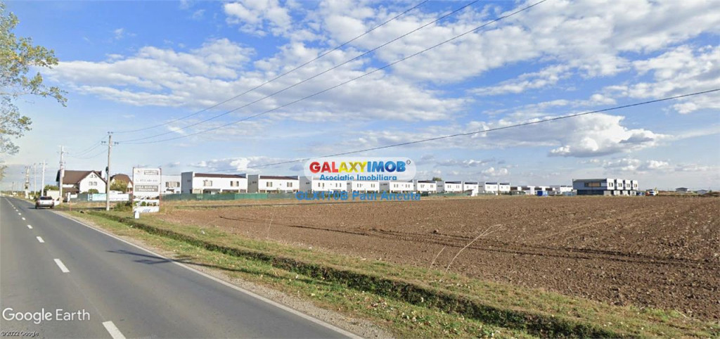 Teren str Unirii Balotesti Moara Vlasiei 32000 mp lotizat