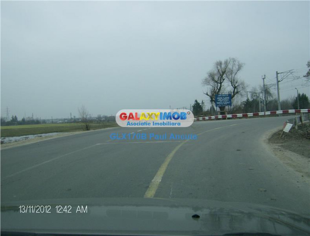 Teren Buftea Gara Rombiz 3595 mp la sosea industrial