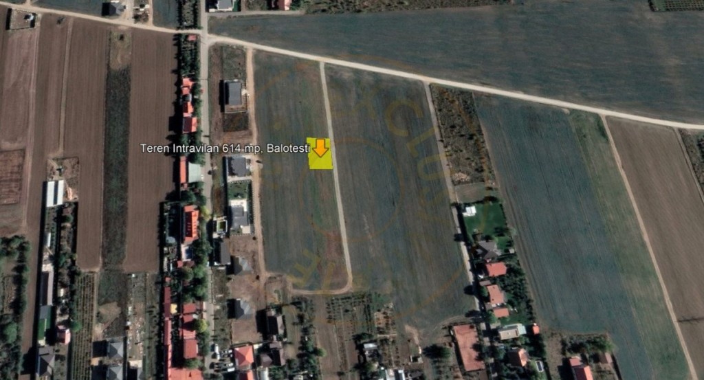 Teren Intravilan de 614 mp in Balotesti, Strada Privighetori