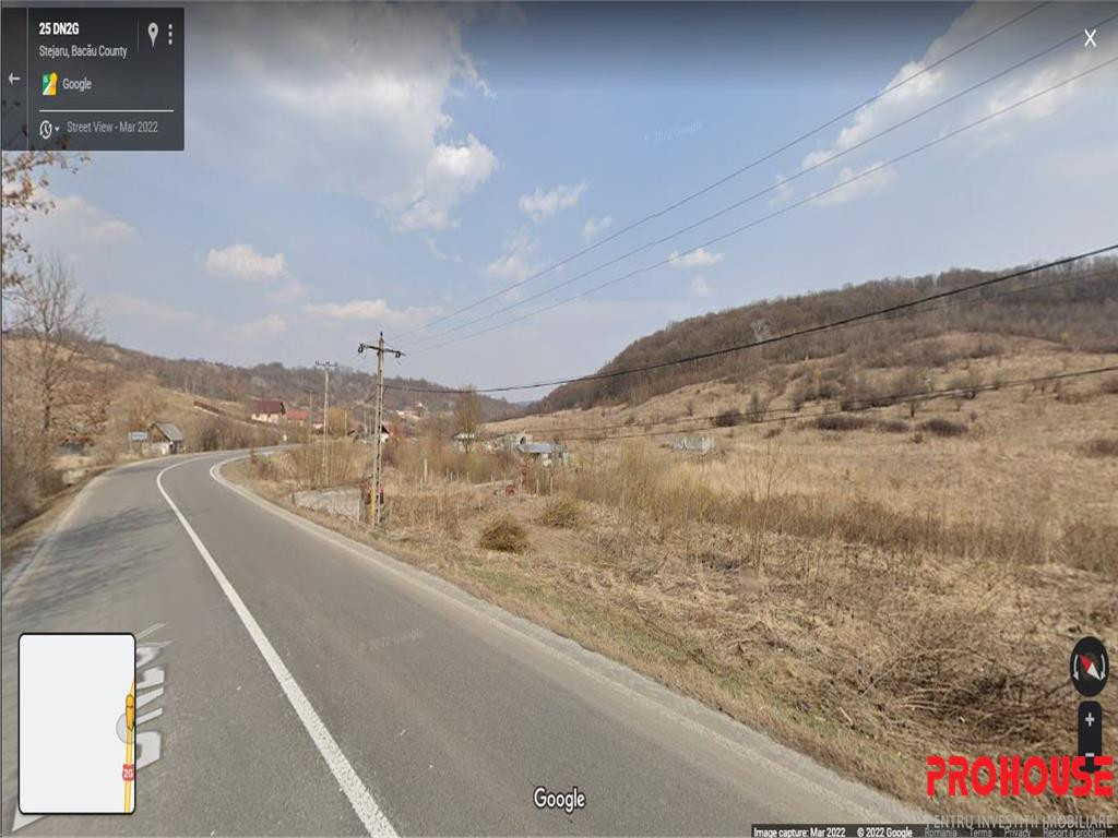 Stejaru - Scorteni stradal 814mp 2882 mp extravilan