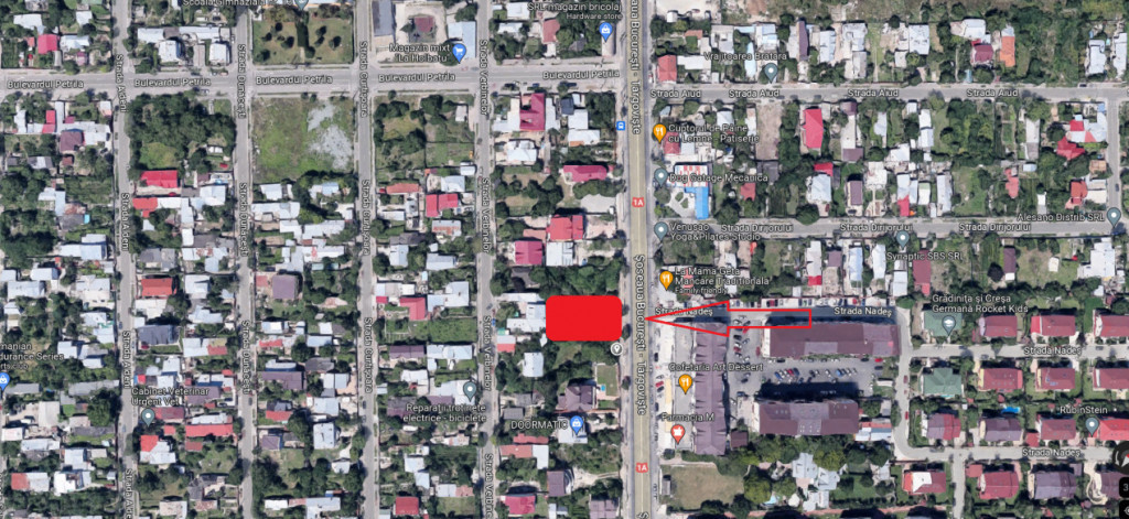 Teren 1076 mp deschidere 27m direct la sosea sector 1 toate