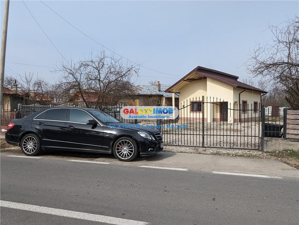 Gaiseni Giurgiu,32 km de Bucuresti,casa P M si teren 450 mp,