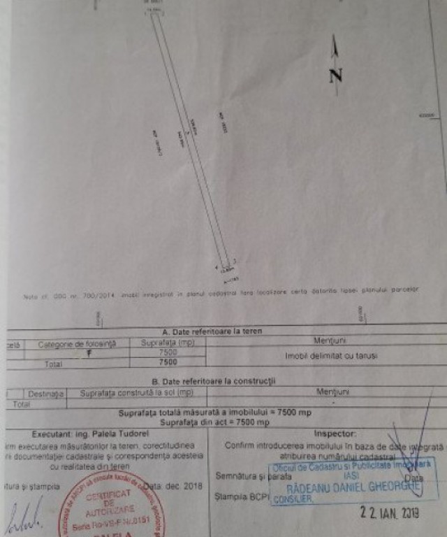 TEREN INTRAVILAN, 7500 MP, LANGA CARREFOUR ERA