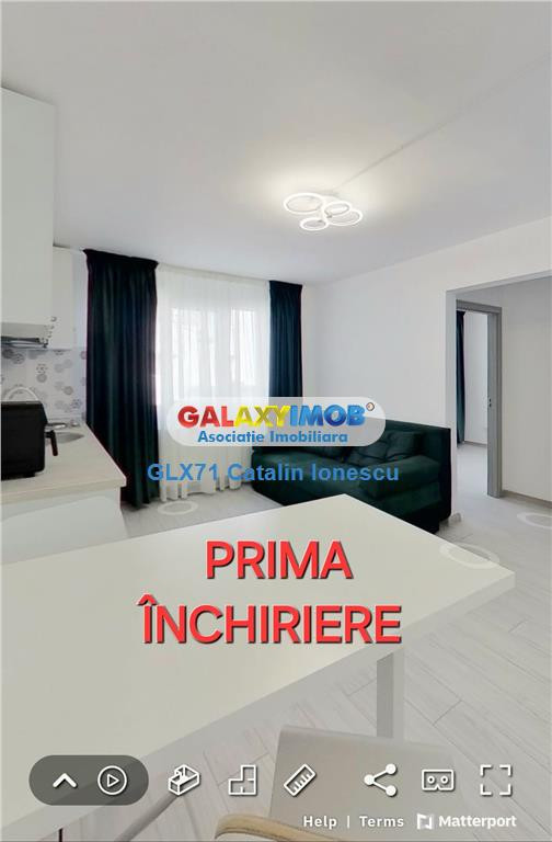 , METROU la 6 minute, 2 dorm living Valea Cascadelor