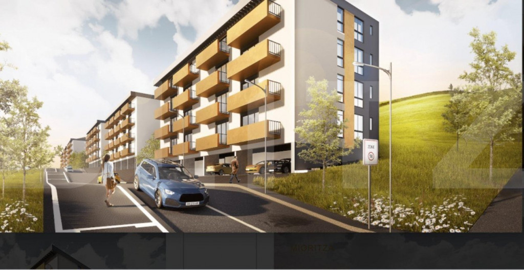 Apartament cu CF, deosebit 2 camere 58 mp, semifinisat, Bac