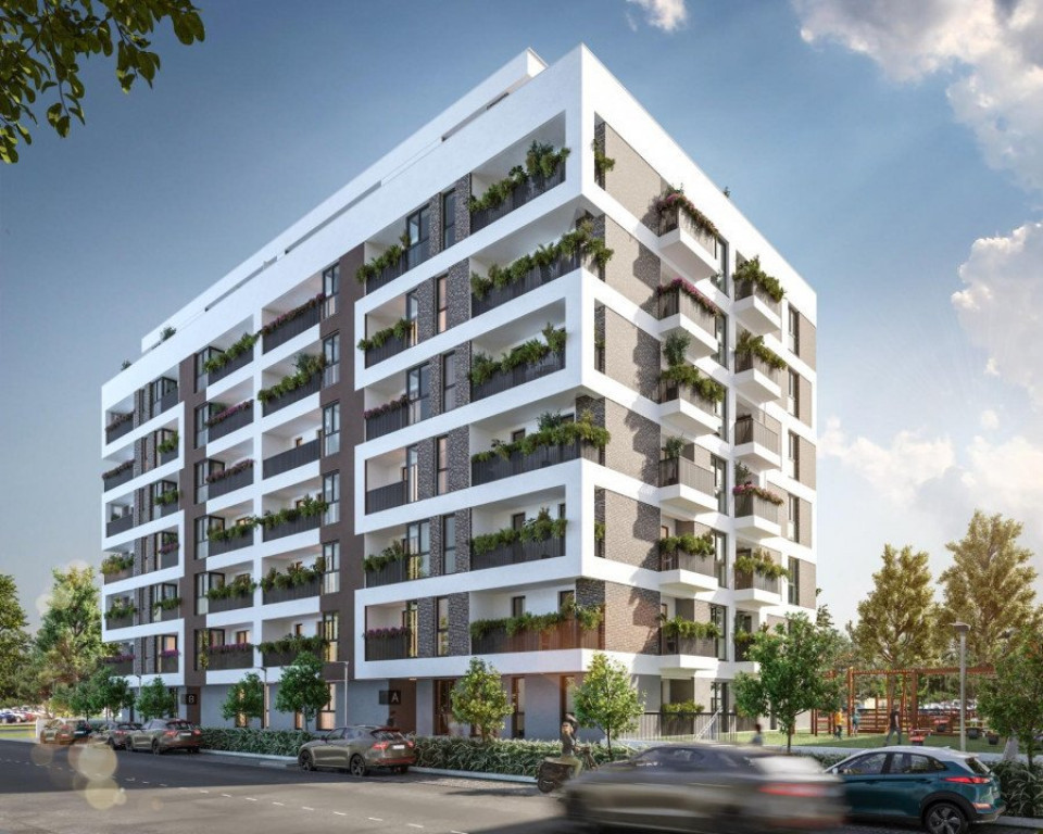 Apartament semifinisat, 3 camere, 2 bai, 64mp, zona Avram Ia