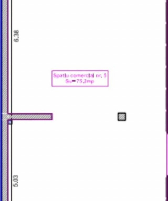 Spatiu comercial, 75.2 mp, parcari, zona Vivo
