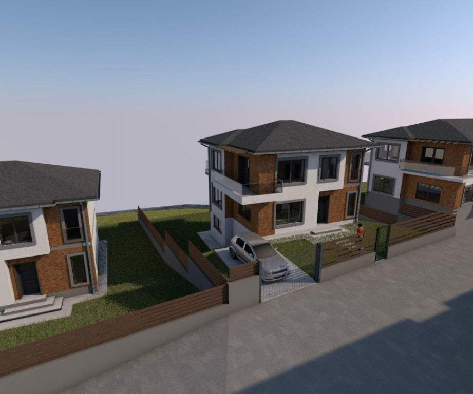 Casa individuala pe 3 niveluri aproape de padure, 180 mp, 40