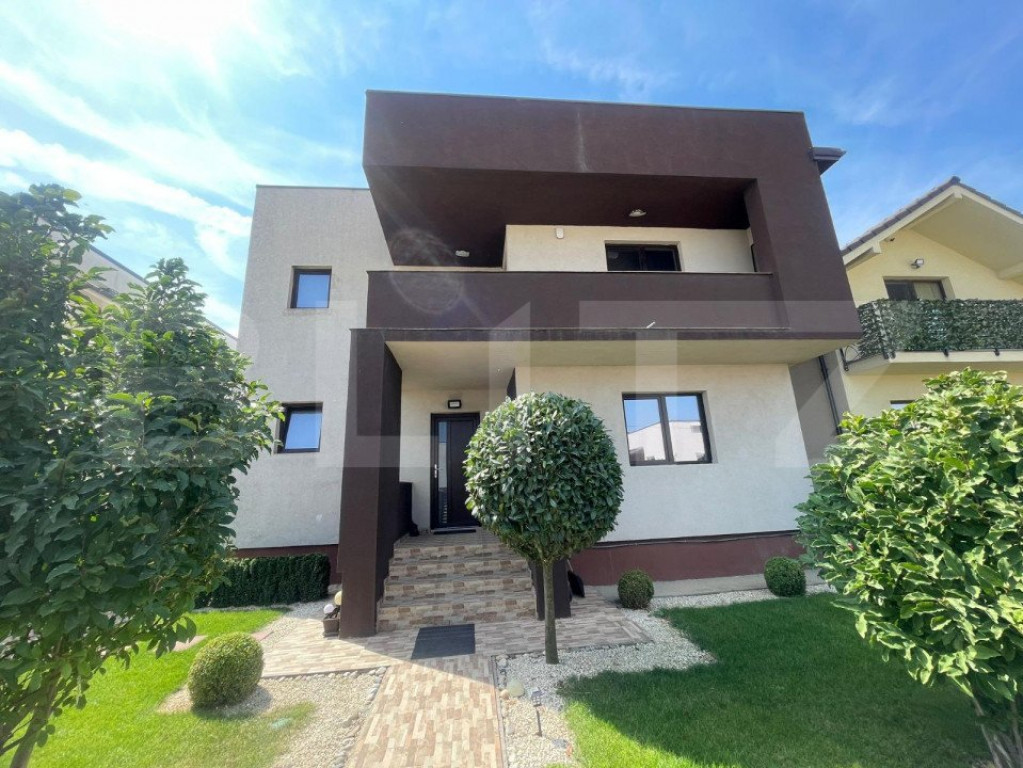 Casă moderna, P+E de 235 mpd, 480 mp teren, gradina amenaj