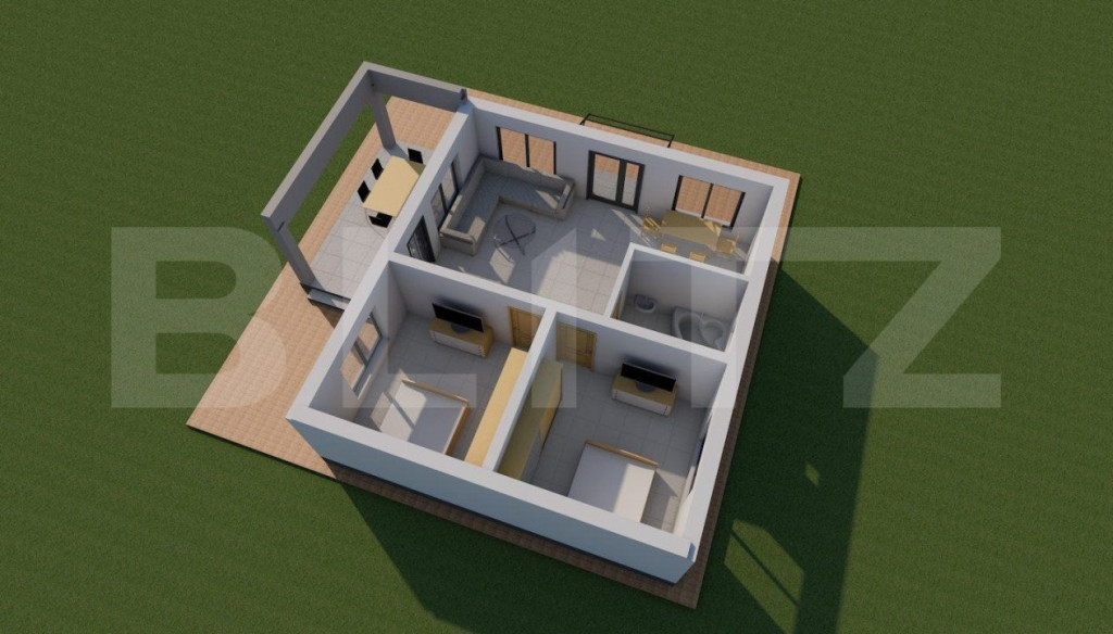 Casa Parter in complex privat finisata la cheie, Valea Voiev