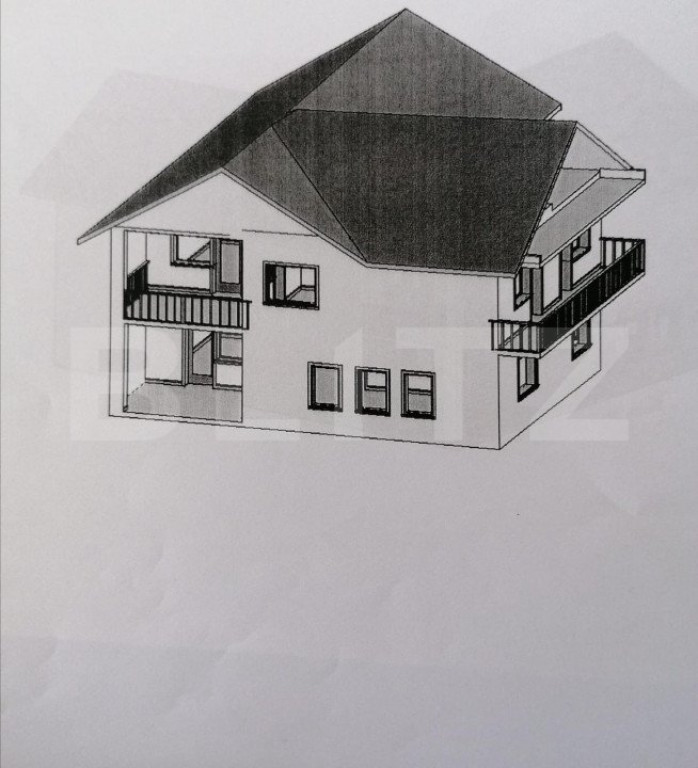 Casa individuala de 360 mp cu 2800 mp teren, zona Adancata