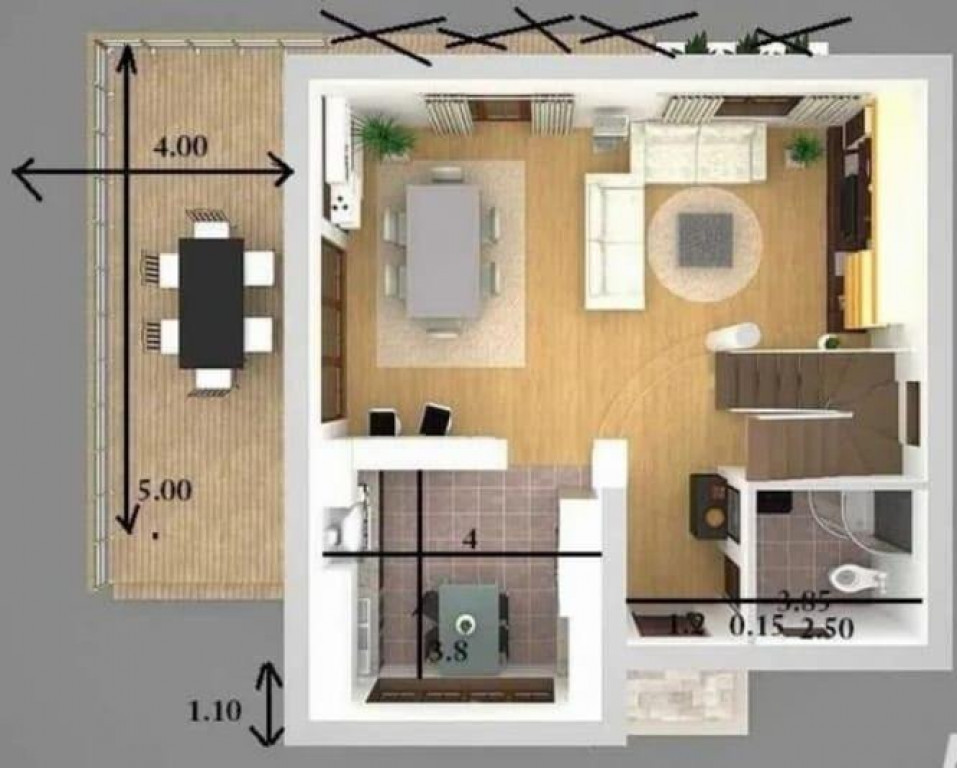 Casa de vanzare, 100 mp utili, Budeasa Mare