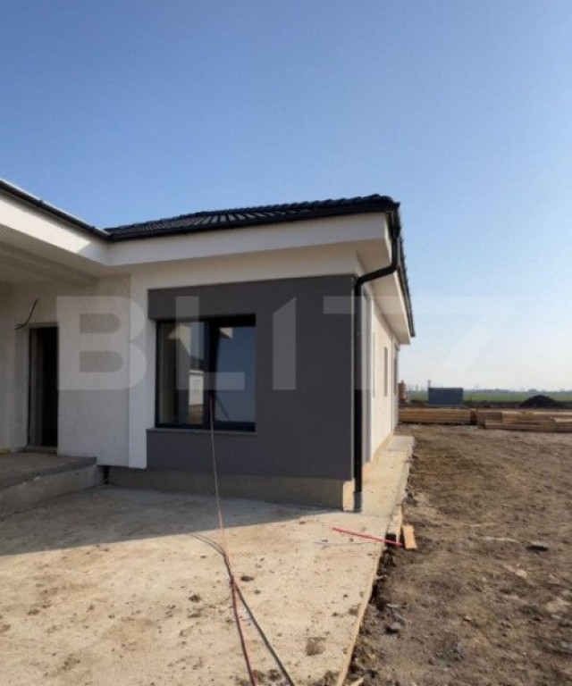 Casă la cheie, 3 dormitoare, 104 mp utili, 420 mp teren