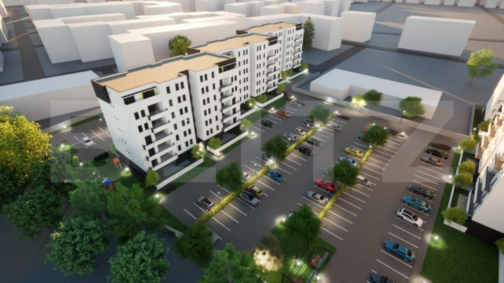 Ansamblu Rezidențial Fantanele 3 camere,79 mp utili- Zona C