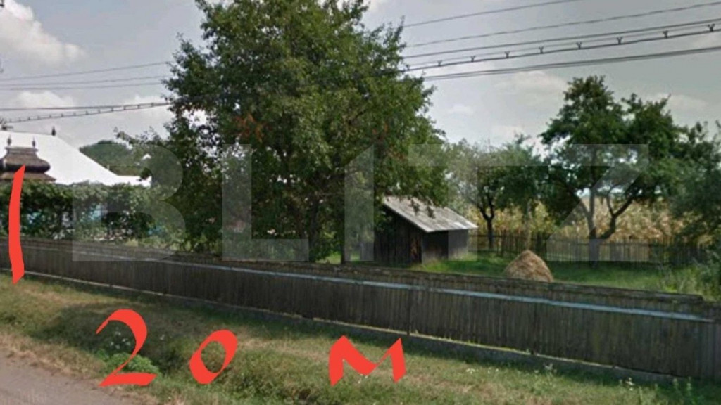 Teren intravilan, 7.388 mp, la 16 km de orașul Fălticeni