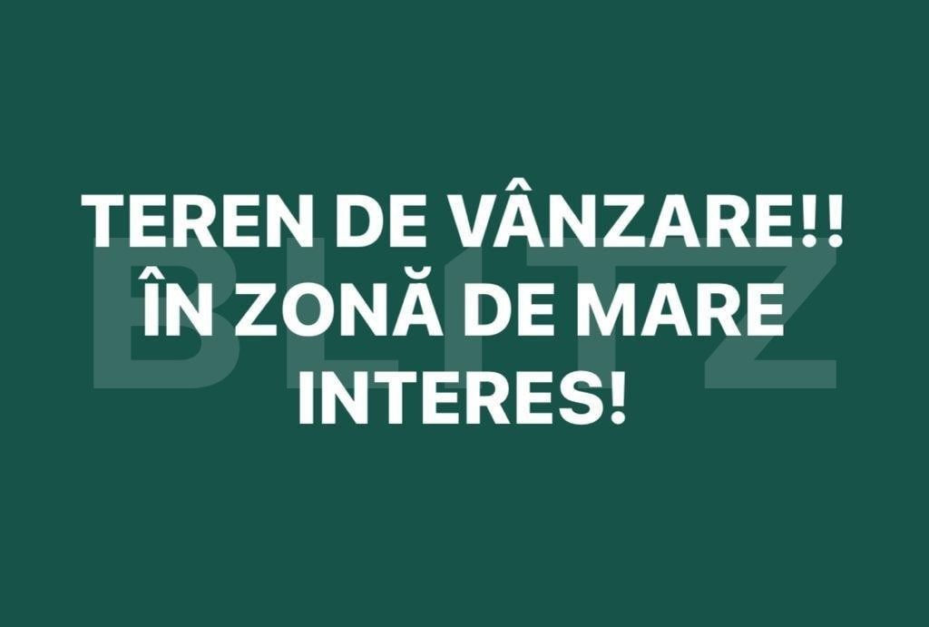 Teren ideal pentru investiții - 1950 mp, 28 m Front