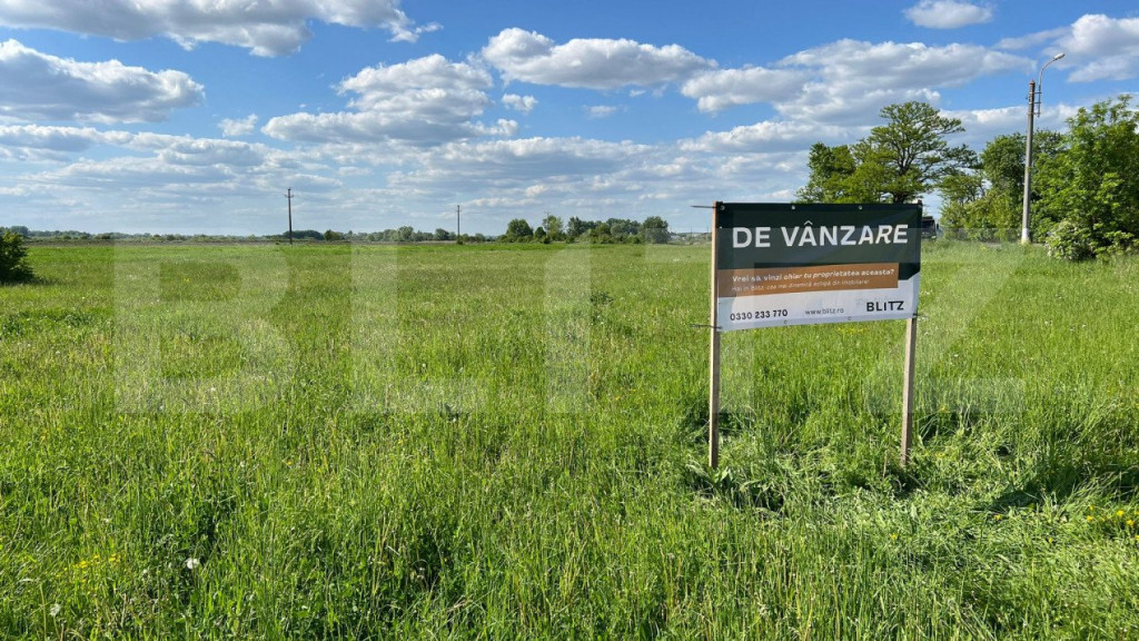 Teren cu deschidere E85, 8500mp, zona Vama Siret