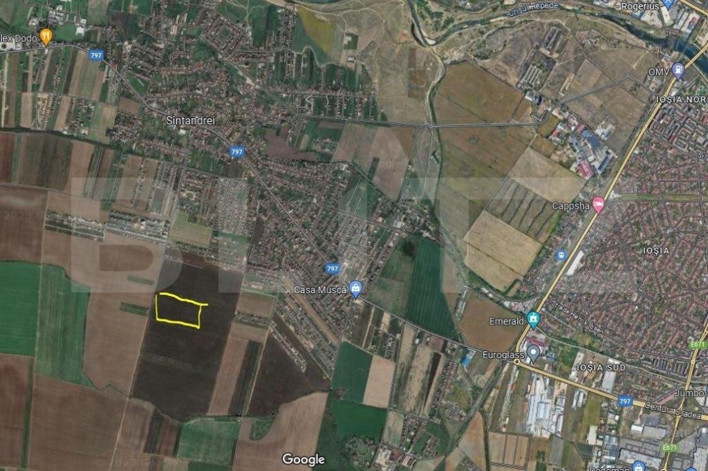 Ocazie in zona excelenta! 25100 mp teren de vanzare in Santa