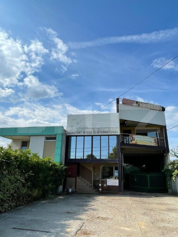 Spatiu comercial 300 mp, teren 1000 mp ,Caramidari