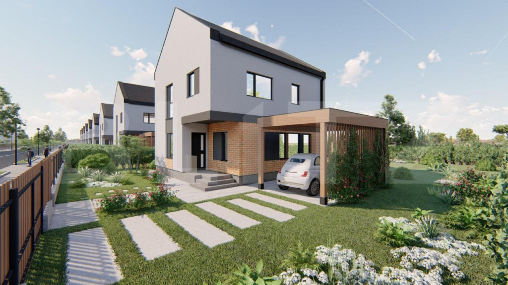 Casa individuala 110mp, situata intr-un ansamblu modern in M