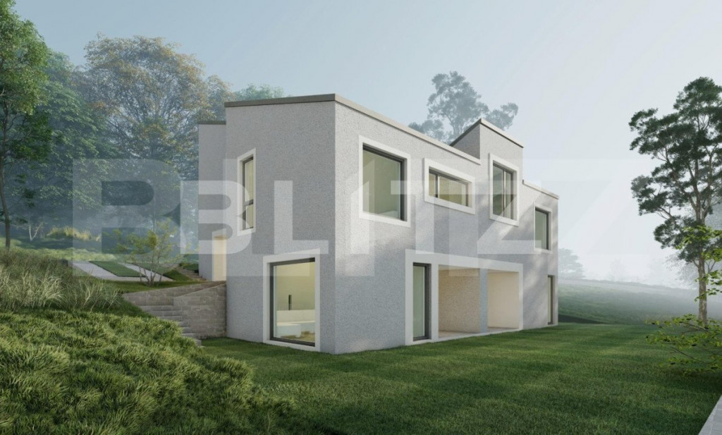 Exclusiv! Casa cuplata,114 mp utili, 250 mp teren, panorama,