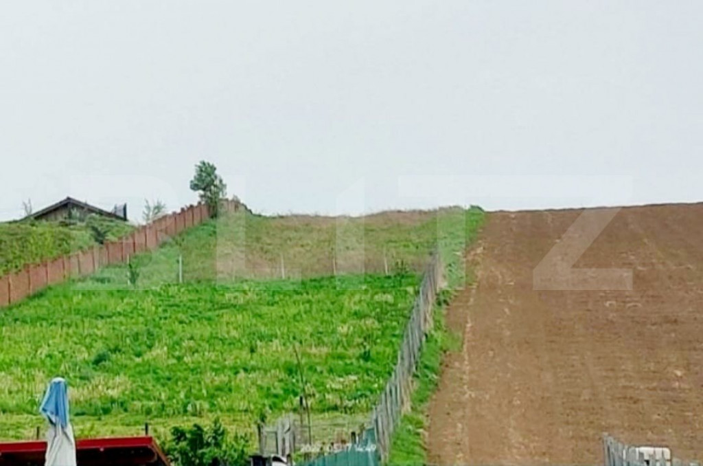 Teren de vanzare la intrarea in Sanisor