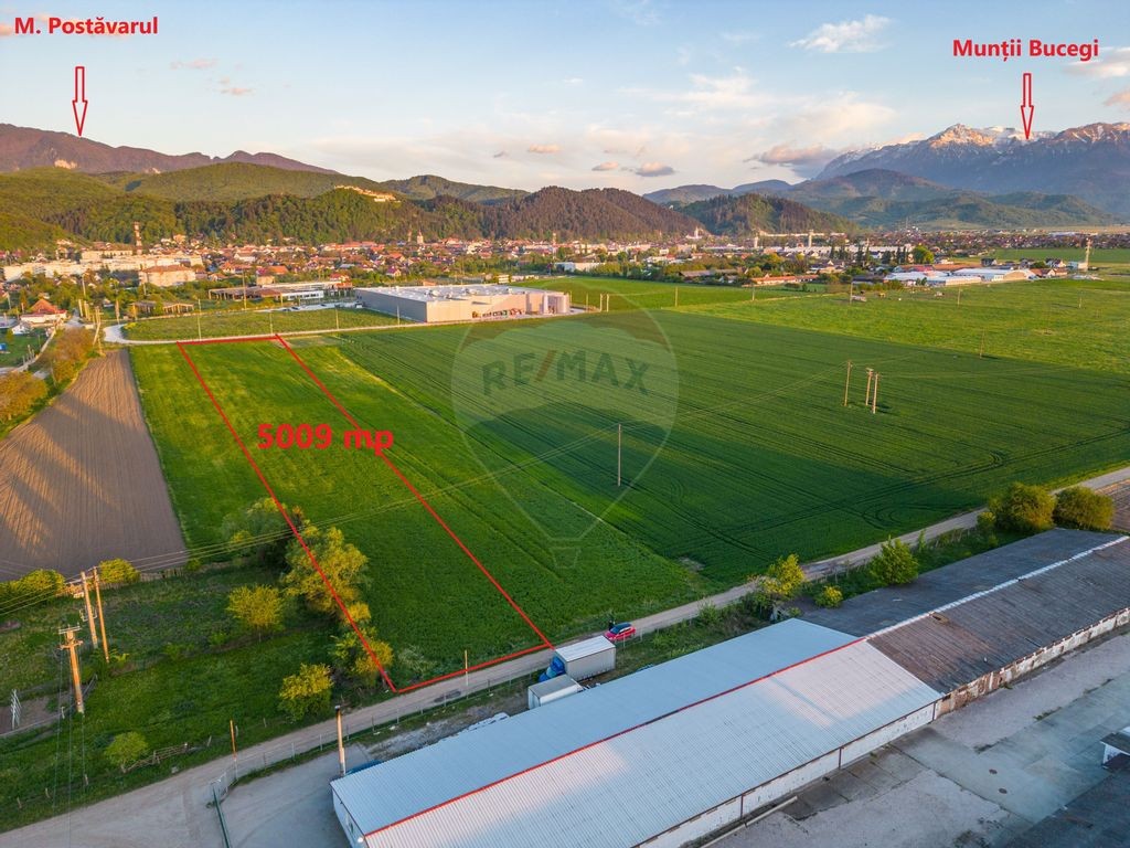Teren Rasnov/Oportunitatea de investitie/5009 mp /Zona Bo...