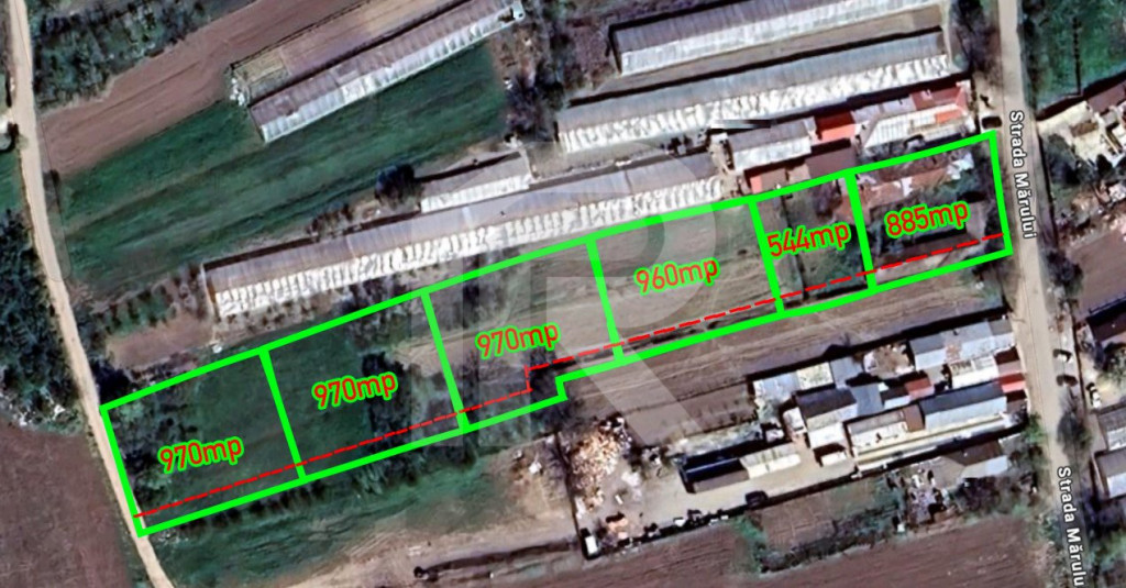 Comana, Falaștoaca - terenuri intravilane de vânzare 970mp