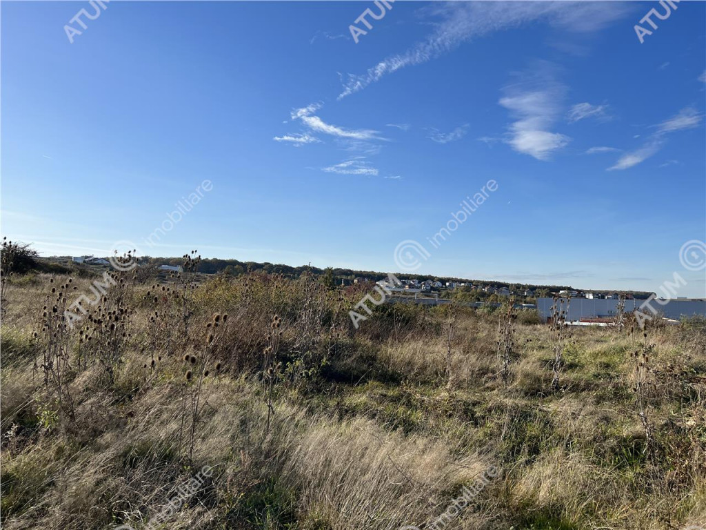 Teren intravilan de 6000 mp situat in Sibiu zona industriala