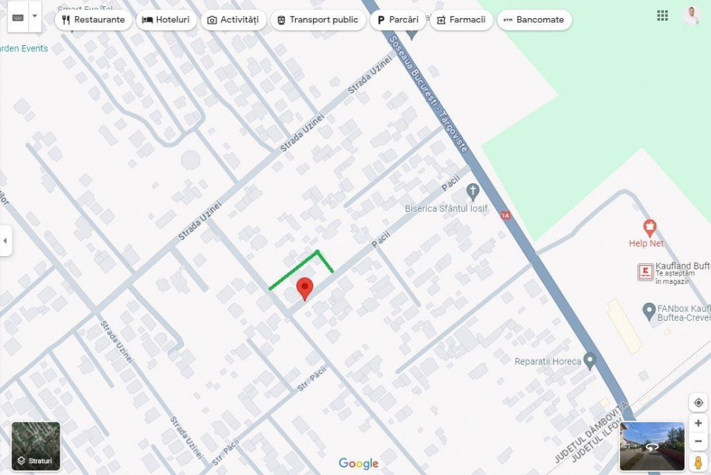 Teren 430 mp - Crevedia - Manastirea