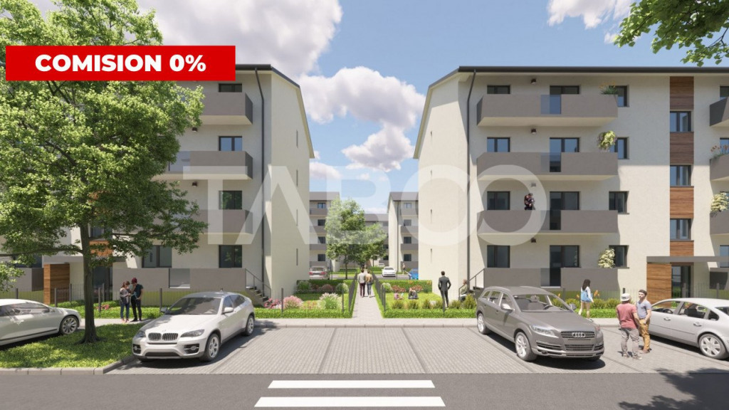 0% Comision Apartament 3 camere in SIBIU cu gradina privata