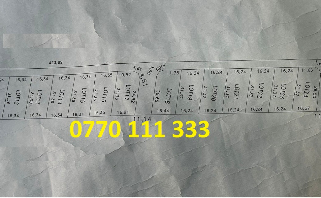 Loturi Teren Cazasu Vechi 512mp, deschidere 16m