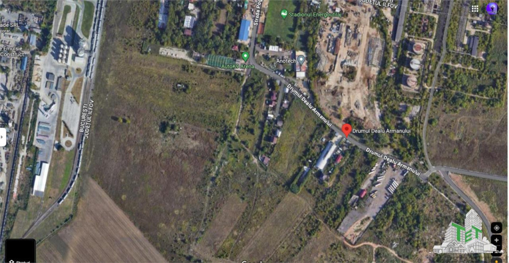 Teren, langa metrou, Jilava, granita cu Sector 4