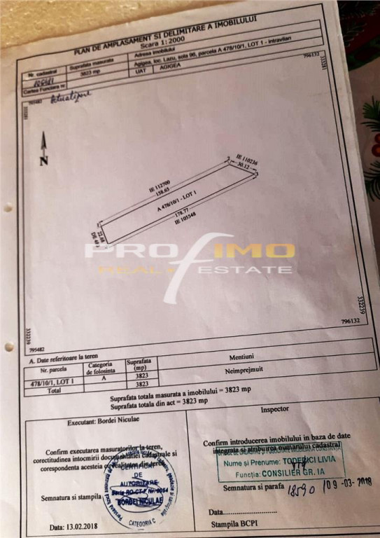Teren 3823 mp. intravilan - Autostrada - Dedeman Agigea