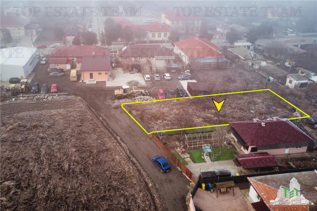 Teren intravilan constructii central Corbu