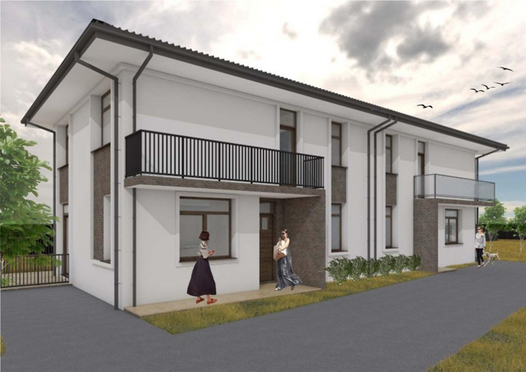 Duplex de vanzare, 100 mp, 250 teren, semifinisat, P+E, Gila