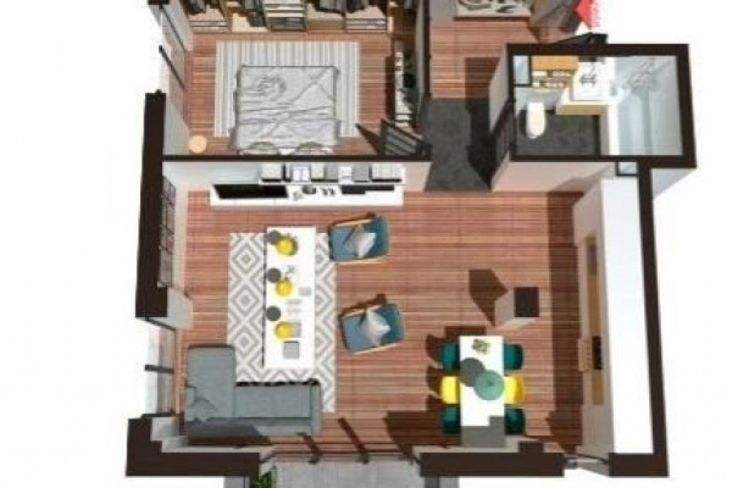 Apartament 2 camere, 63 mp, zona exclusivista Floresti
