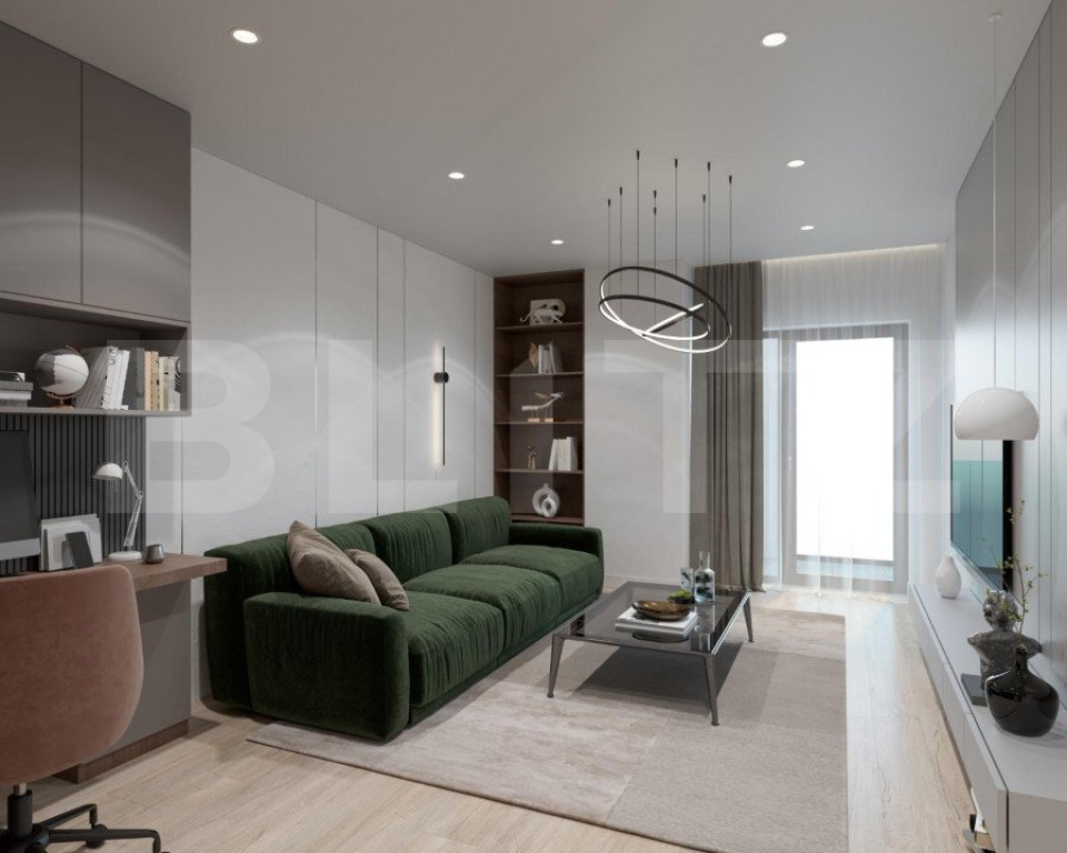 Apartament de 2 camere, 66.5 mp, complex rezidential, zona N