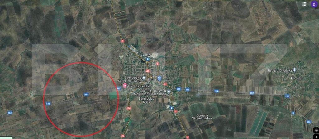 Teren extravilan agricol, 43 ha, Sanicolau Mare