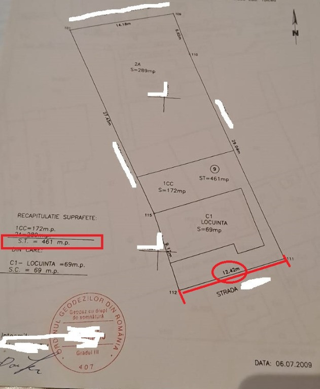 Teren --cartier E3-- 460mp (zona foarte buna )