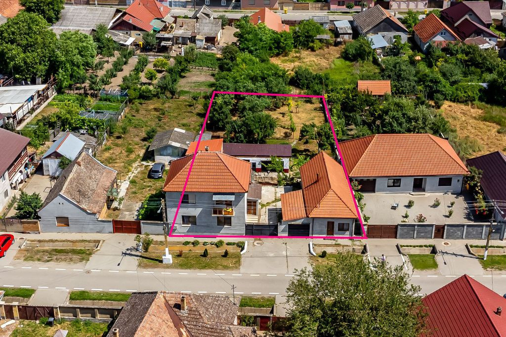 Casă cu 2 corpuri de clădire în Pecica, Arad.