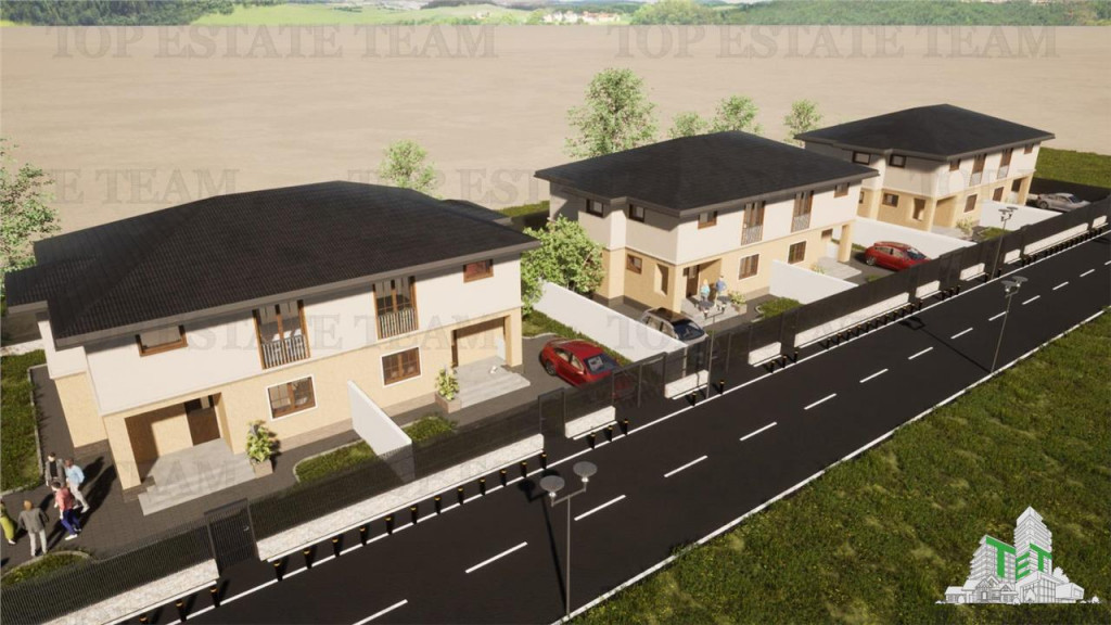 De casa tip duplex, 5 camere, curte 200mp