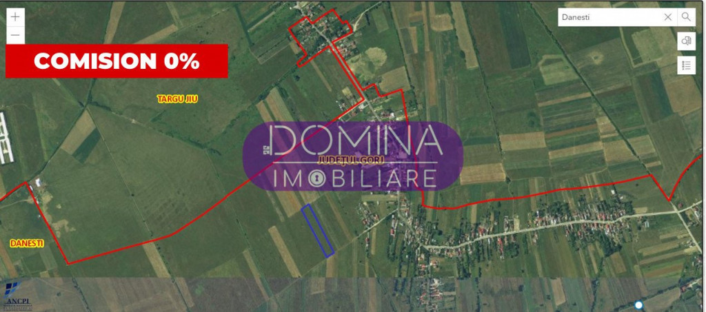 Teren 10.000 mp, situat în comuna Dănesti, sat Bucureasa