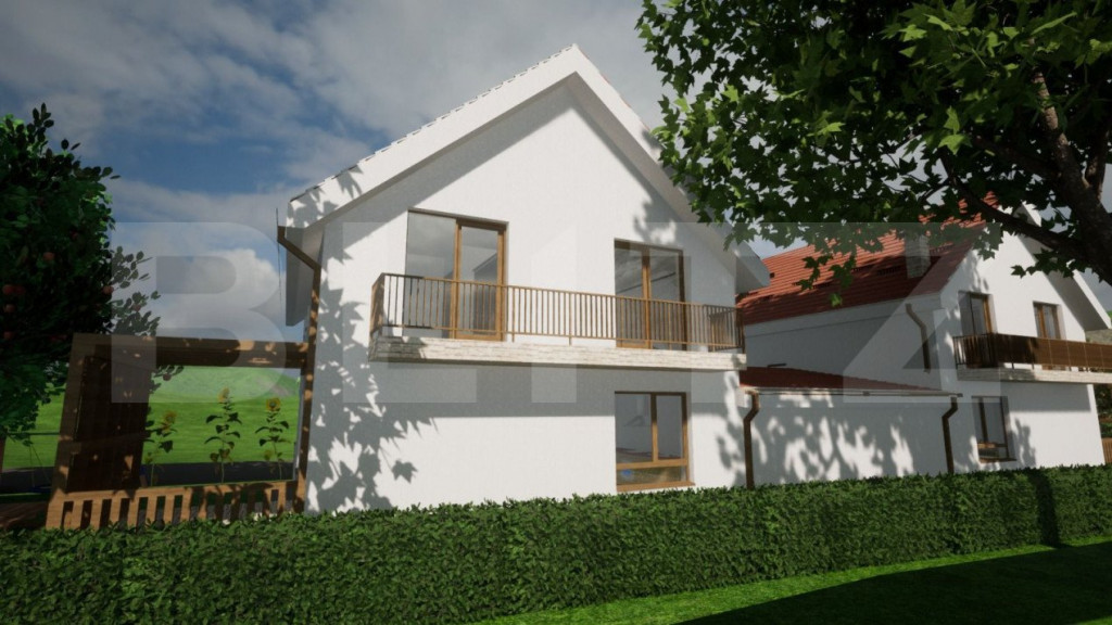 Casa individuala de vanzare, 132 mp, 400 teren, Capus !